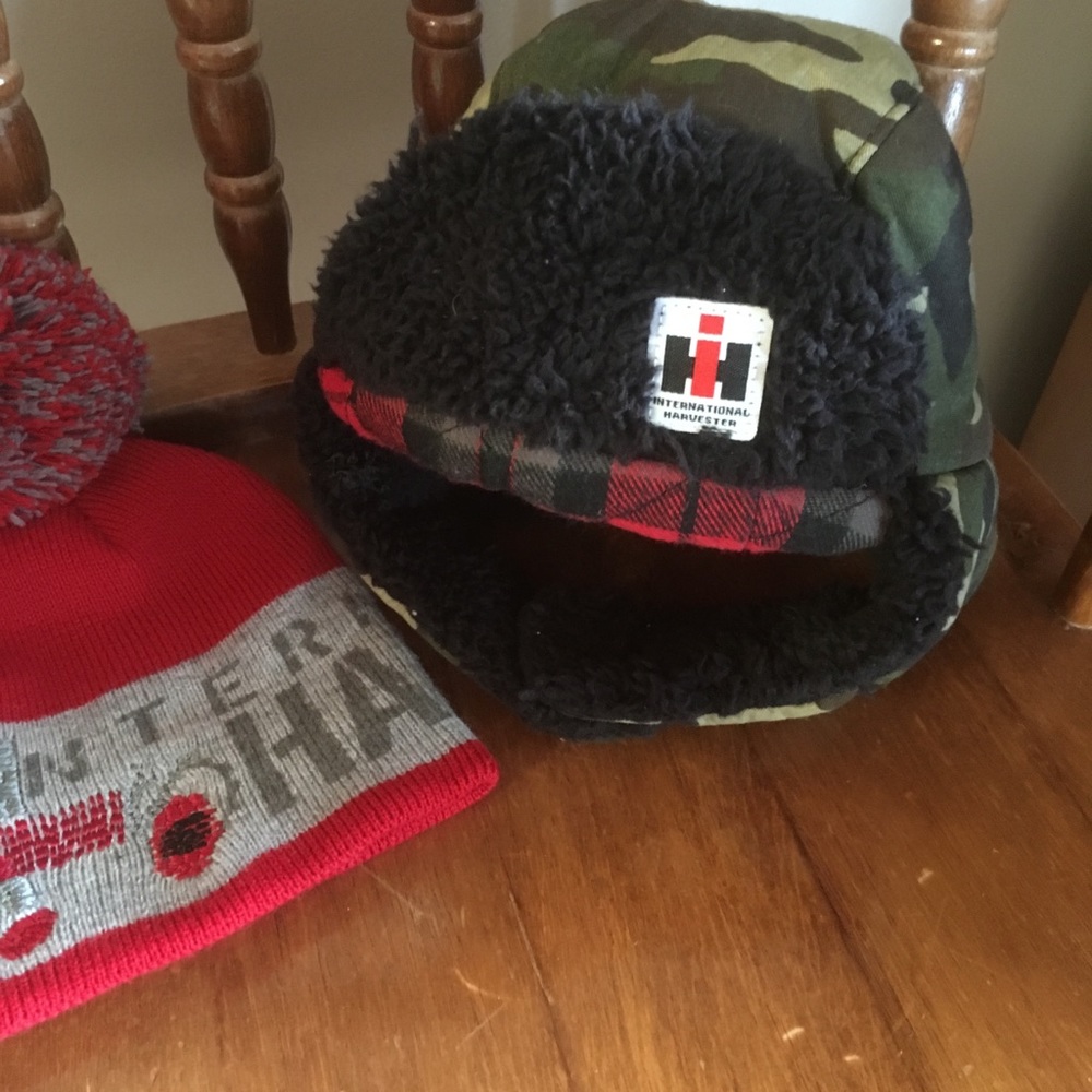 International Harvester baby hats (2)